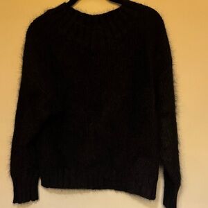 Classic Black Women's Crew Neck Sweater
